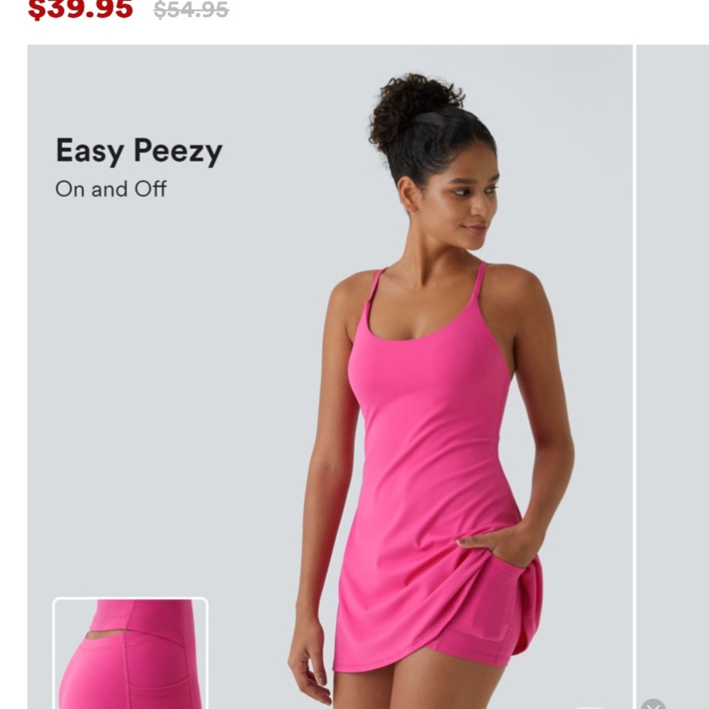 Halara easy Peezy brand new with tags dress activewear size extra large